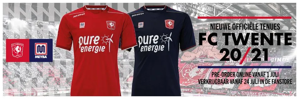 FC Twente presenteert nieuwe Meyba thuis- en uitshirt