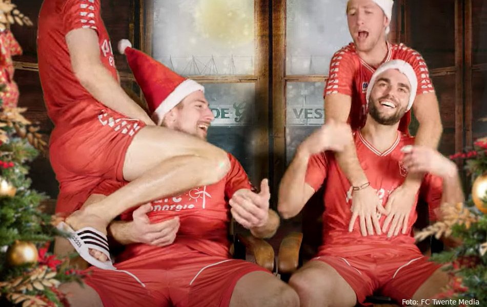 Video: Spelers wensen supporters op hilarische wijze fijne feestdagen