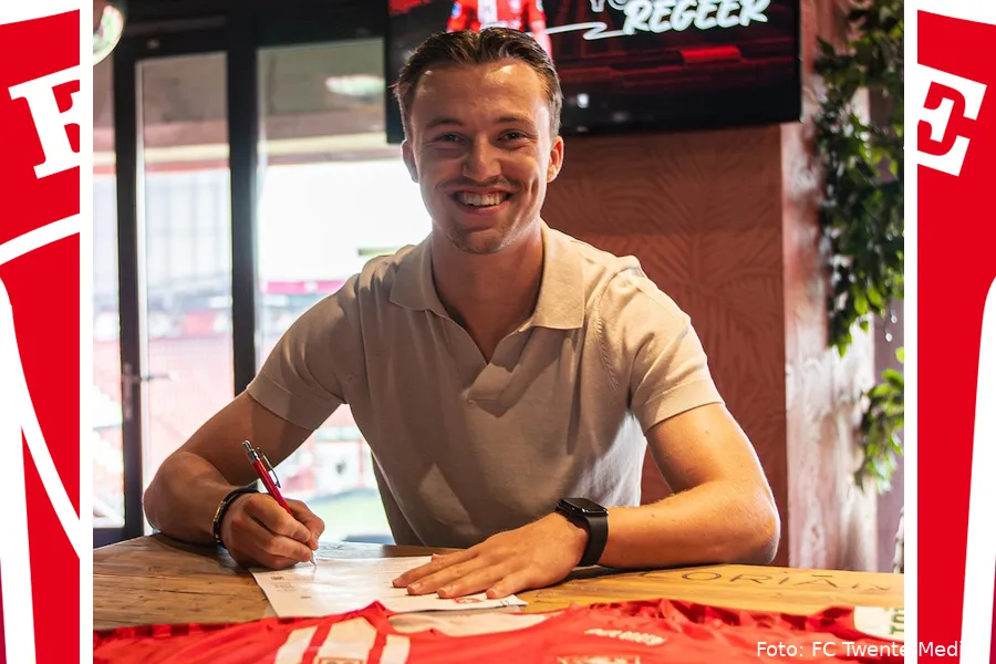 Regeer 'debuteert' in de Grolsch Veste en zet handtekening onder meerjarig contract