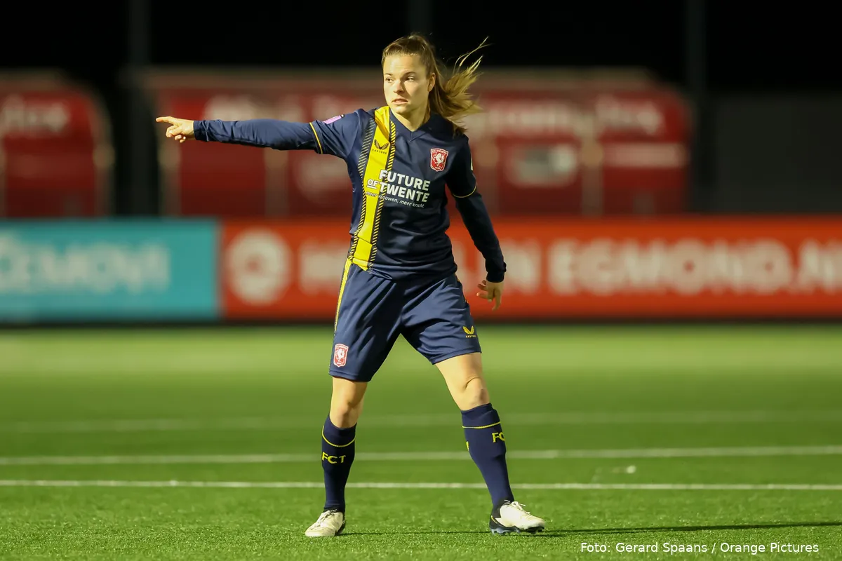 kayleigh van dooren rentree az fc twente vrouwen knvb beker 2023 2024