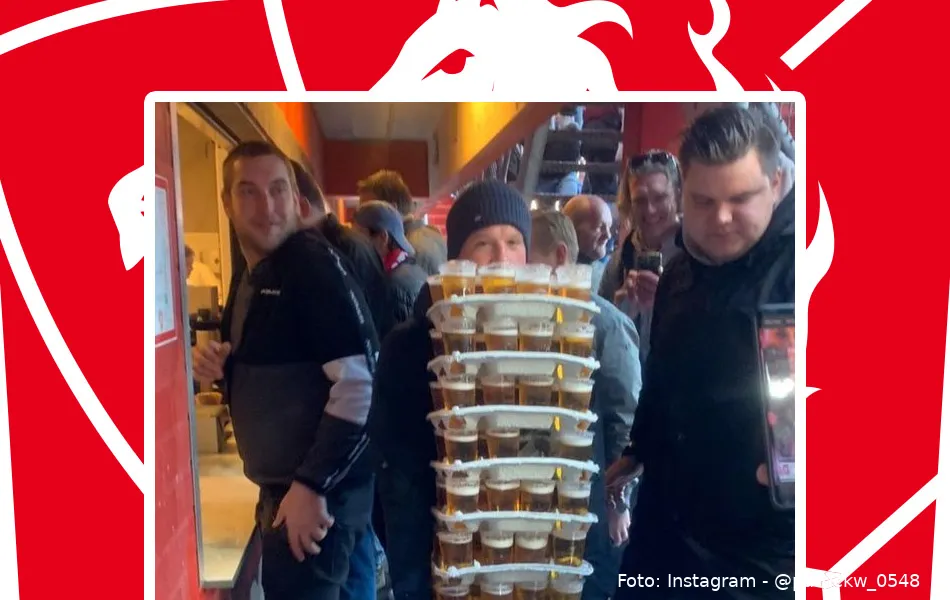 Video: Nieuwe bierkoning neemt 64!! bier mee Vak P op