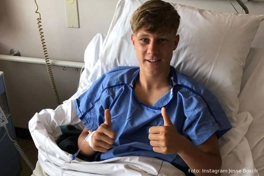 Jesse Bosch succesvol geopereerd in het Maxima MC in Eindhoven