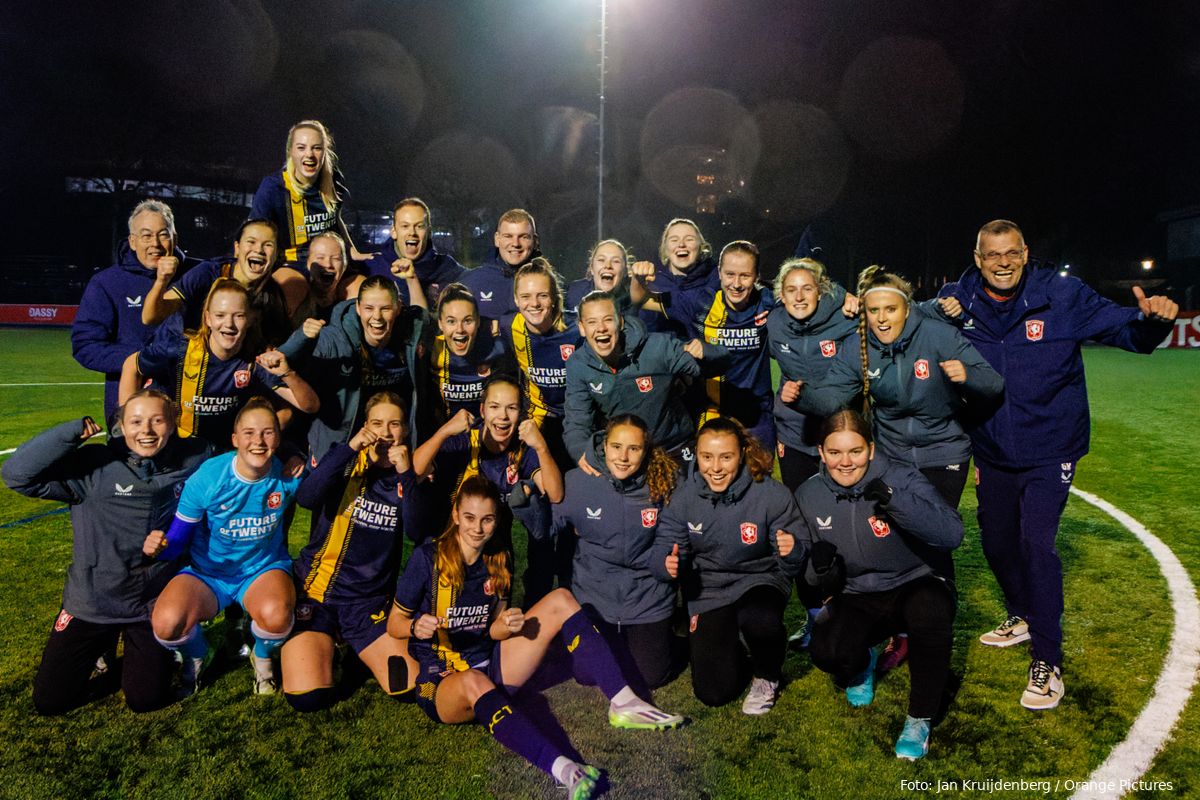 BAM! Jong FC Twente Vrouwen wordt op bijzondere wijze kampioen na schitterend seizoen