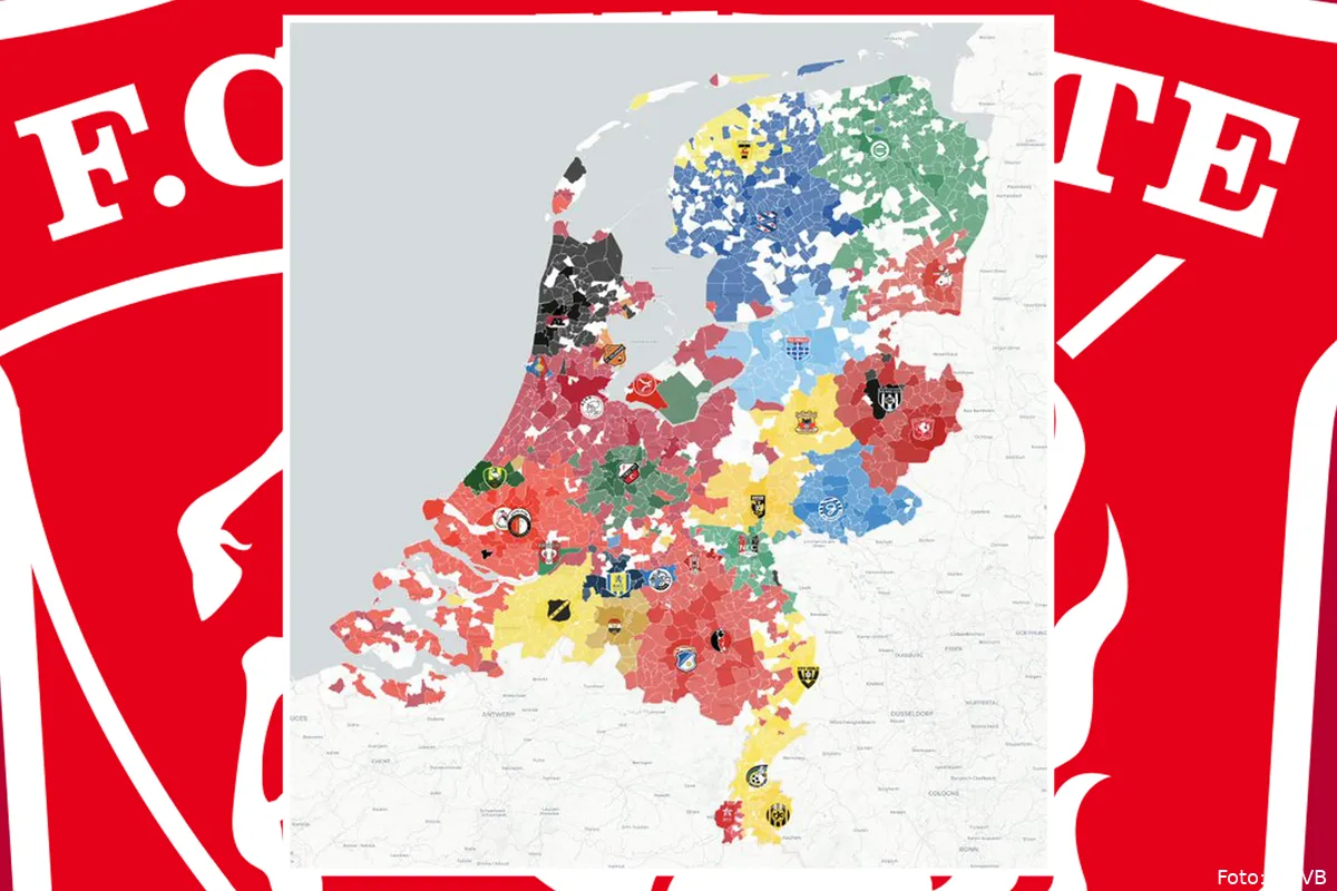 supporters kaart nederland