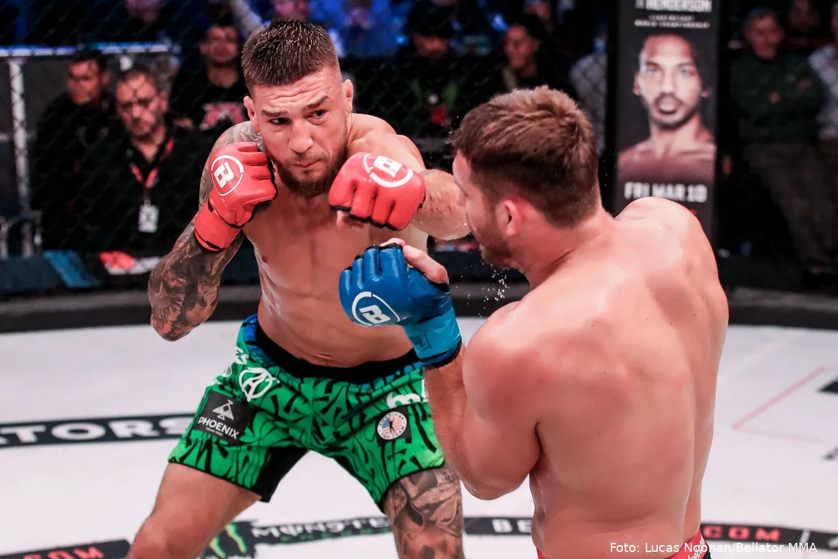 Oekraïener Amosov behoudt Bellator MMA titel met dominante overwinning op Logan Storley