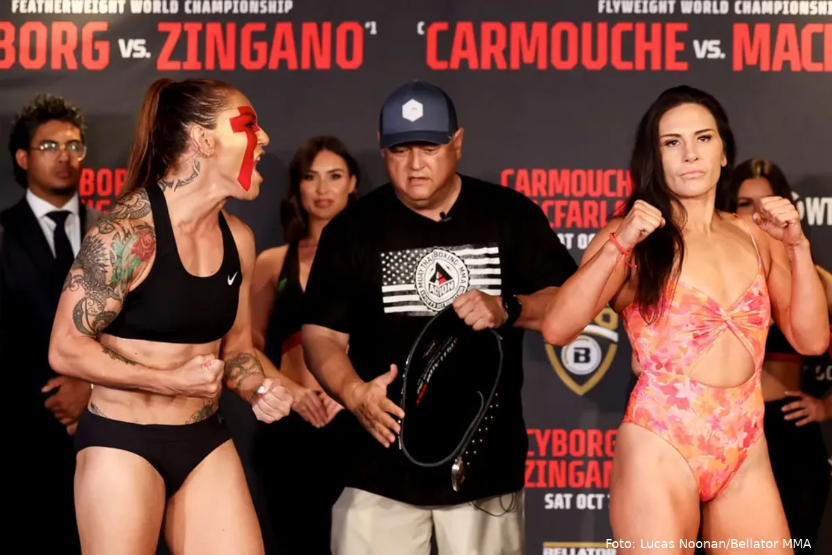 Kan Cat Zingano Cris Cyborg's heerschappij over het vedergewicht beëindigen?