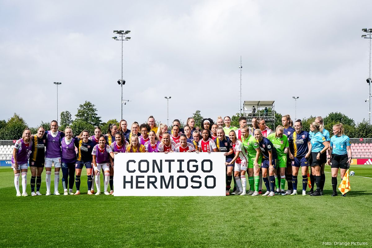 Speelsters FC Twente op de bres voor Hermoso: "Duidelijk is dat we er nog niet zijn"