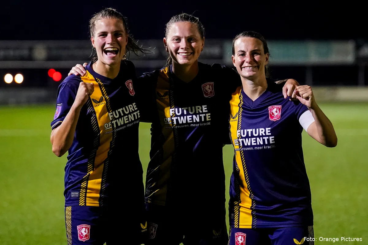 marit auee sohpie te brake renate jansen doelpuntenmakers levante ud fc twente vrouwen womens champions league 2023 2024