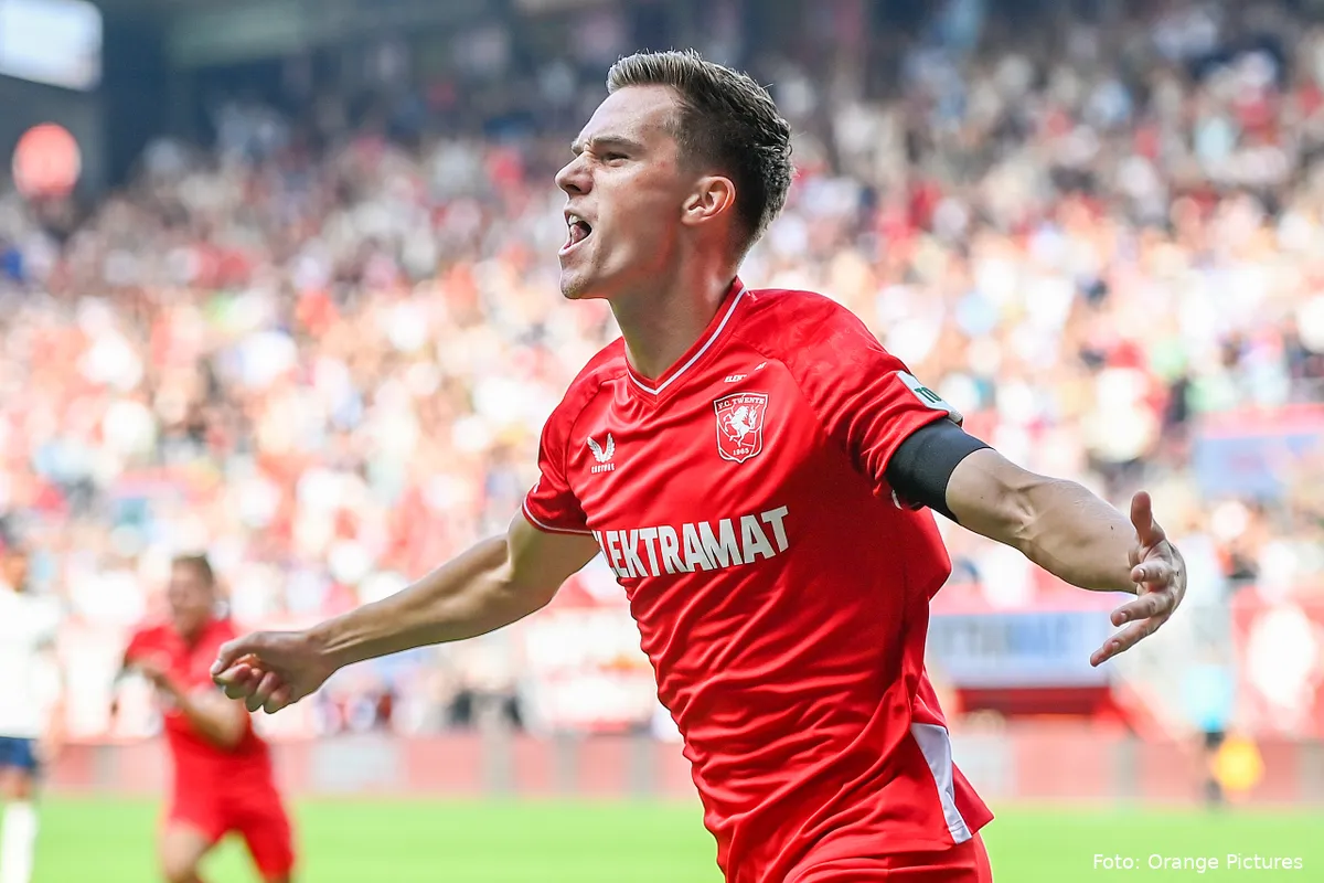 daan rots vieren doelpunt grolsch veste 2023