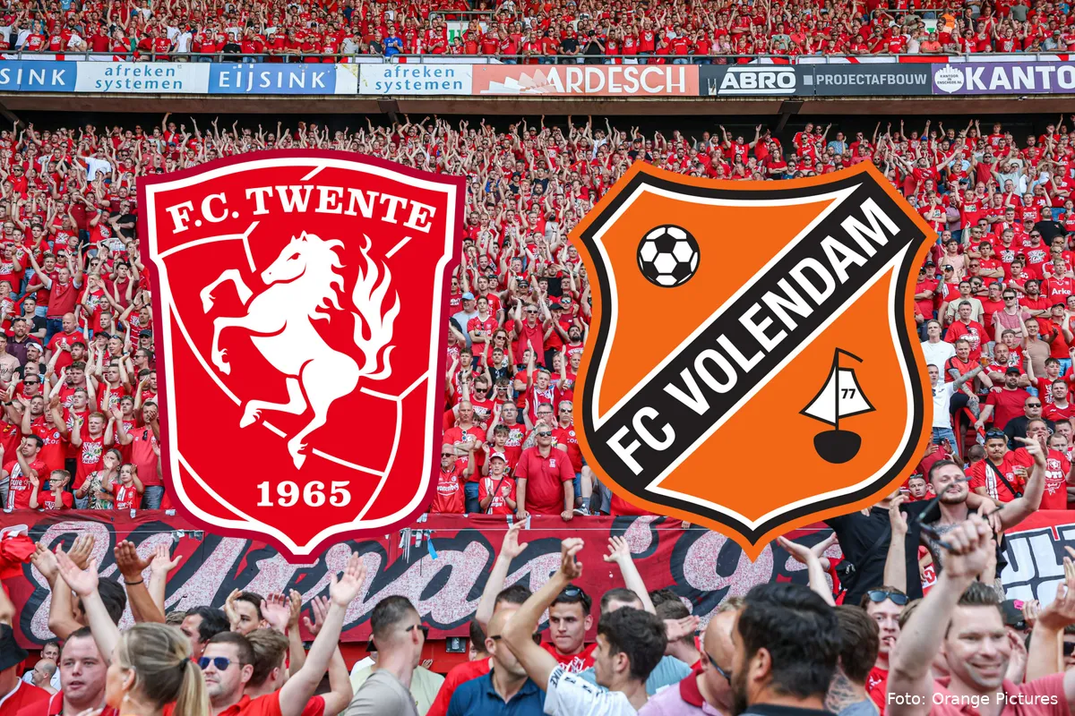 supporters rood fc twente fc volendam logos
