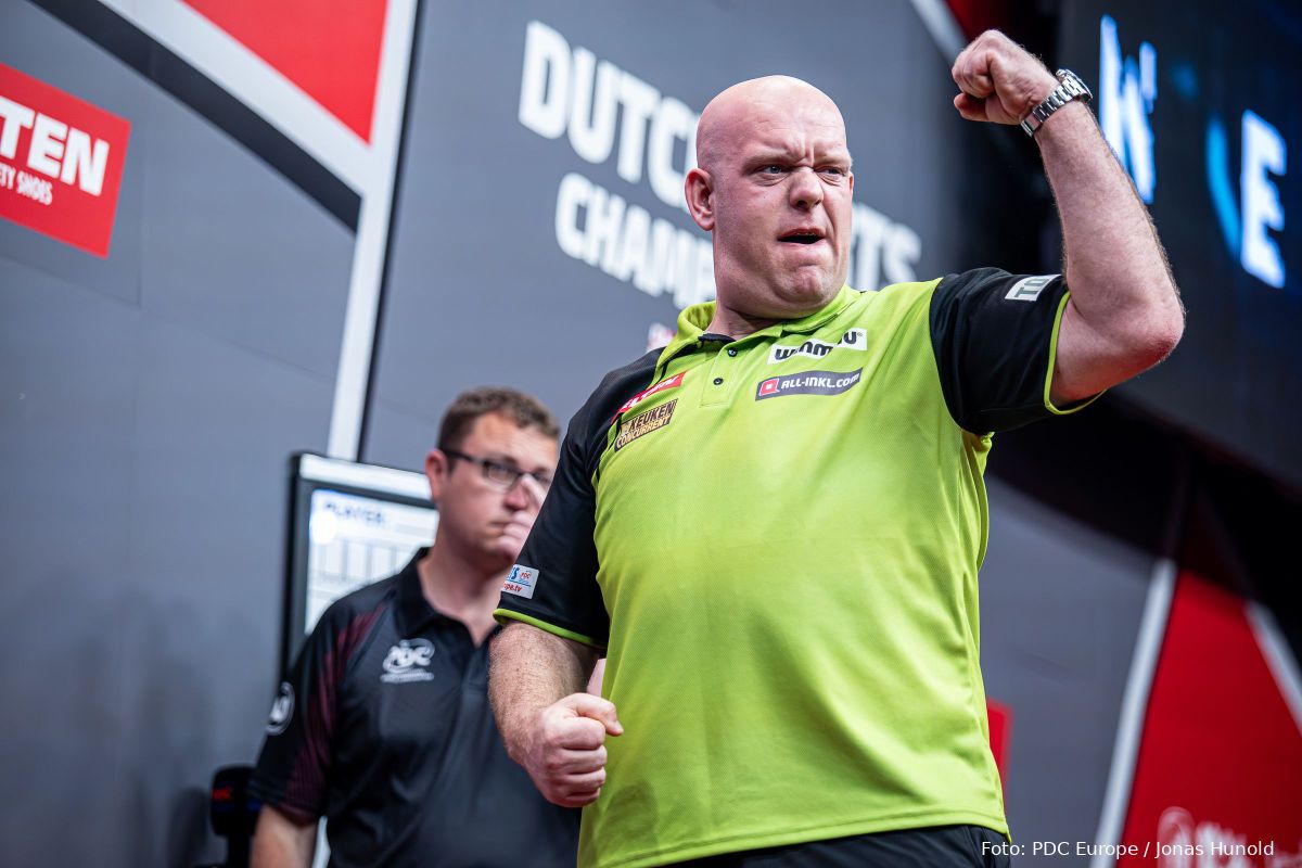 GDC L16: Van Gerwen bereikt kwartfinale, Noppert en Van Veen liggen eruit