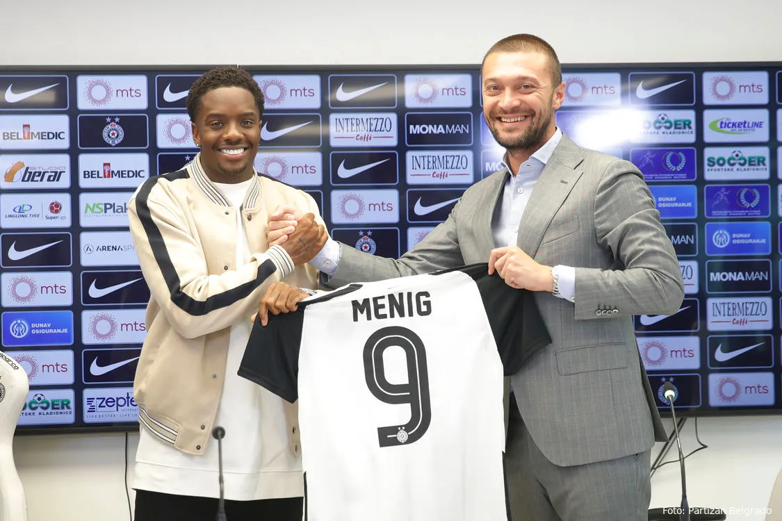 Persconferentie: Menig als grote meneer ontvangen bij Partizan