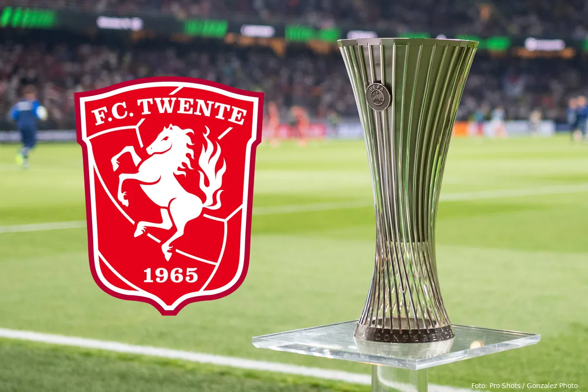 conference league trofee opap arena athene 2024 fc twente logo