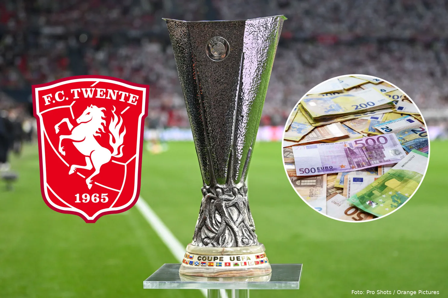 europa league beker trofee fc twente logo geld