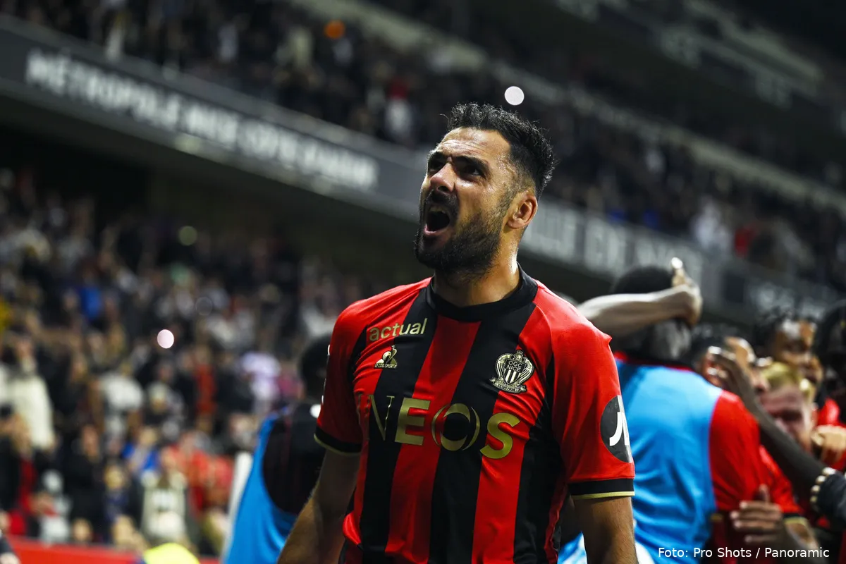 gaetan laborde juicht ogc nice as monaco 2024 2025