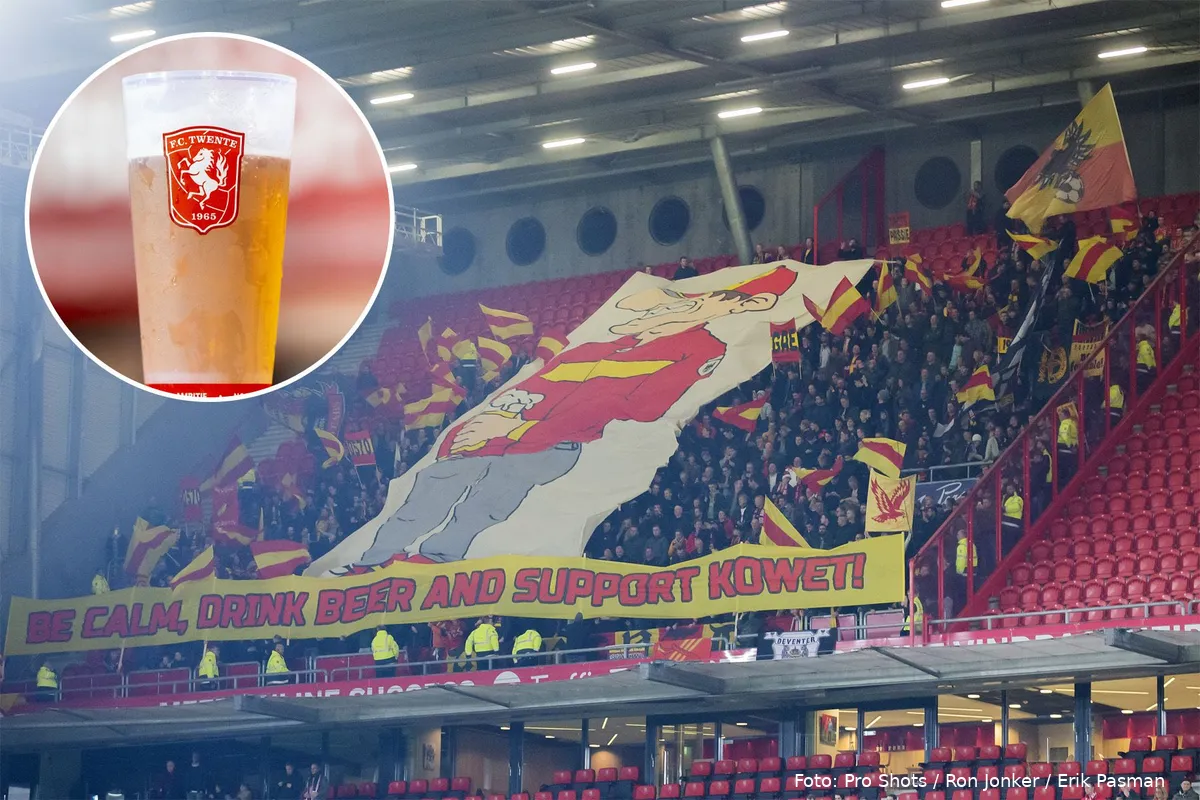 go ahead eagles supporters uitvak fc twente bier hardcups