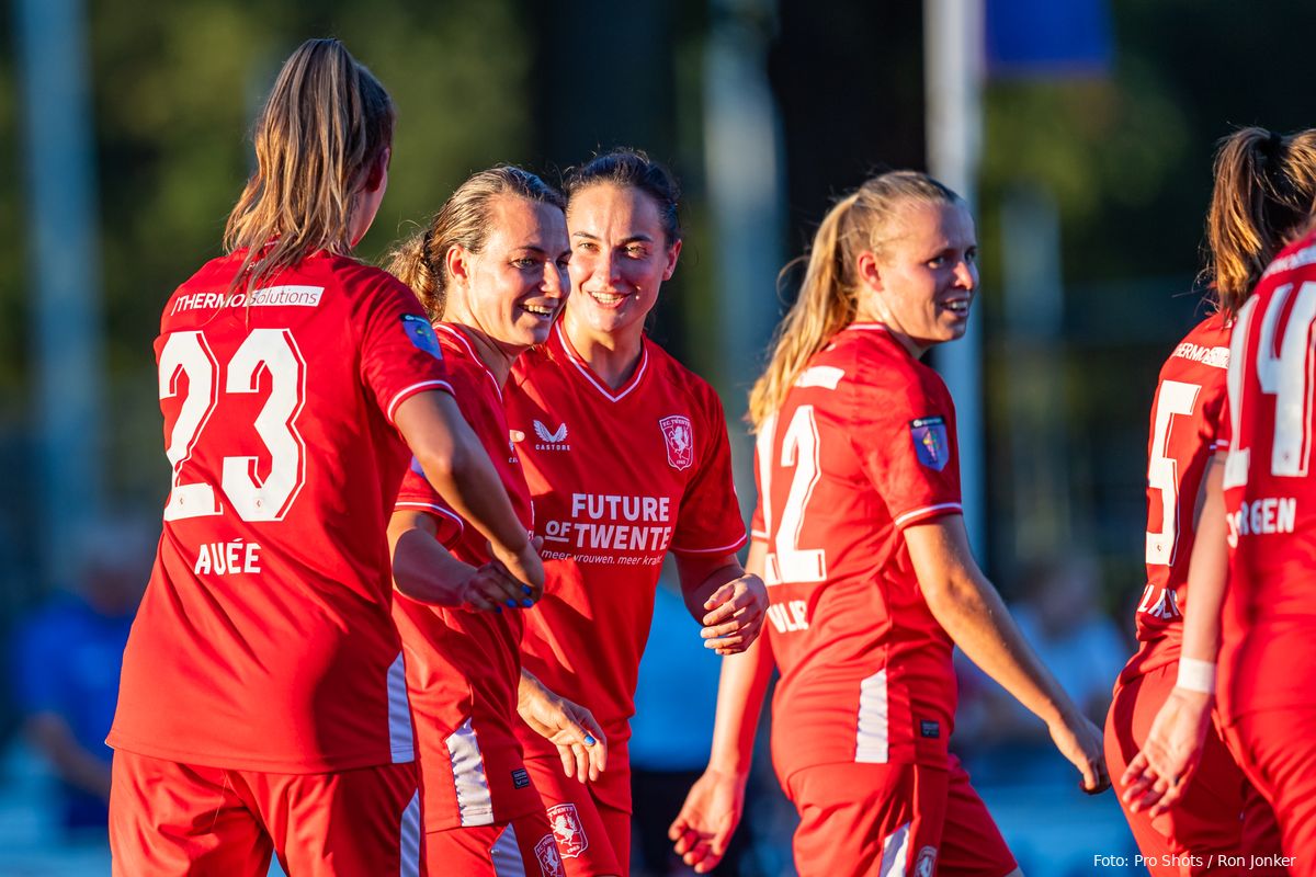FC Twente (V) niet bang om kampioensstrijd te verliezen: "Hebben ruimte om punten te verspelen"