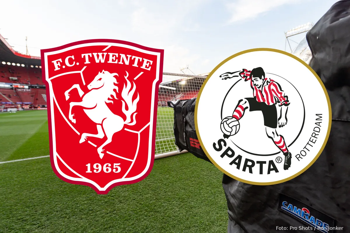 espn camera in de grolsch veste fc twente sparta logos 2023 2024