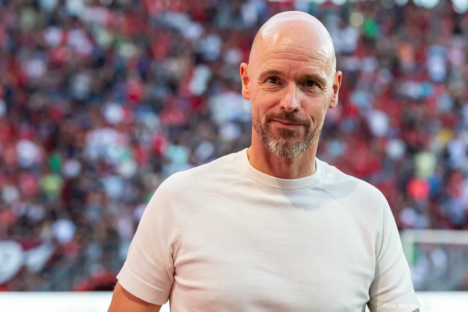 erik ten hag bij afscheidswedstrijd wout brama de grolsch veste 2023