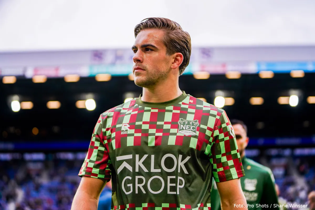 bart van rooij nec nijmegen trainingsshirt 2023 2024