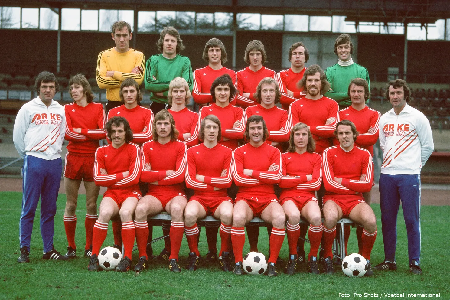 teamfoto fc twente seizoen 1974 1975