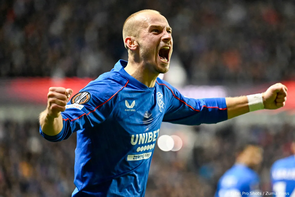 vaclav cerny juichen passie rangers fc 2024 2025 ingezoomd