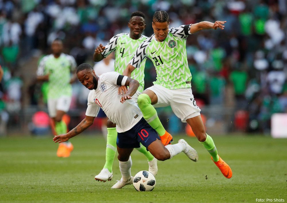 Ebuehi start in de basis bij Nigeria