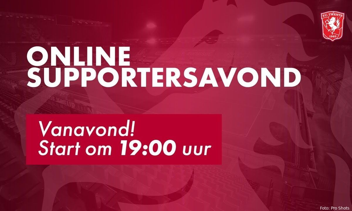Bekijk hier LIVE de online supportersavond van FC Twente 2020