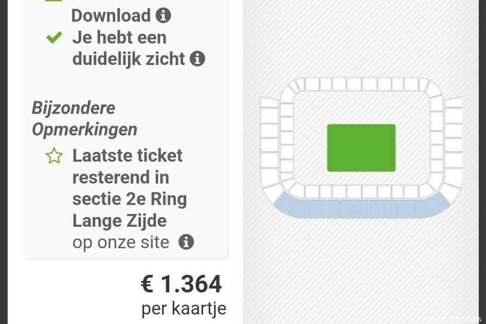 1.364 euro voor één kaartje FC Twente - Fiorentina