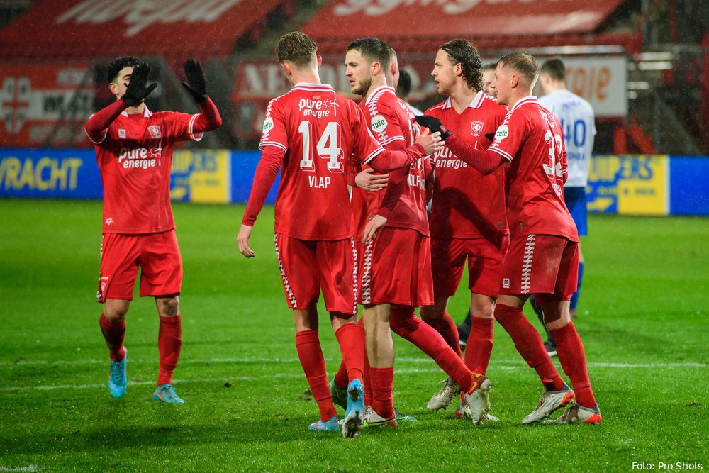 FC Twente heeft puntenaantal vorig seizoen al geëvenaard, mislopen play-offs lijkt geen gevaar meer