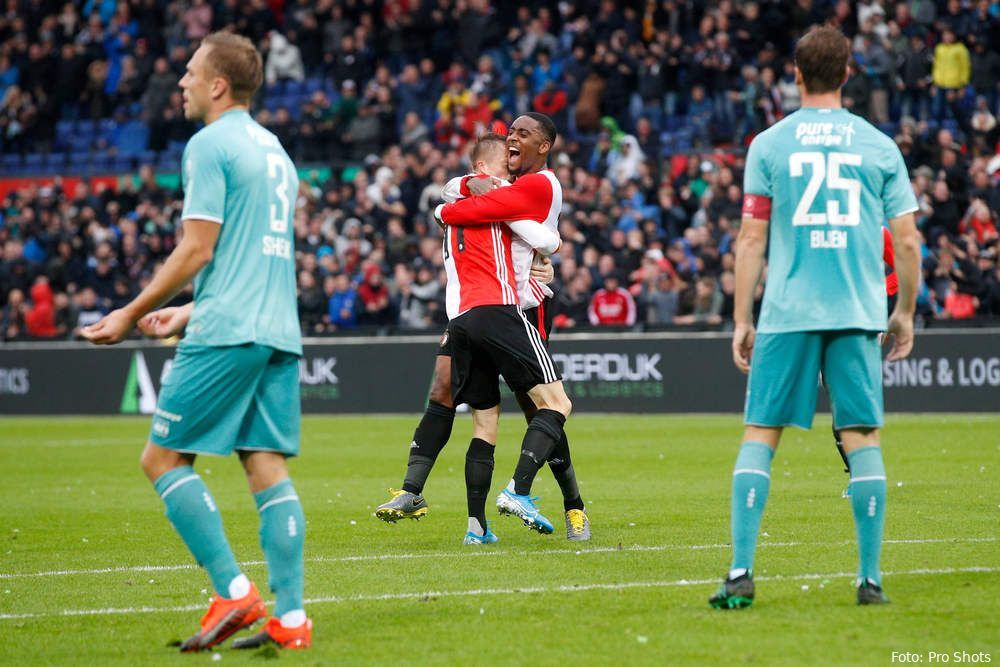 FC Twente met ruime cijfers onderuit op bezoek bij Feyenoord