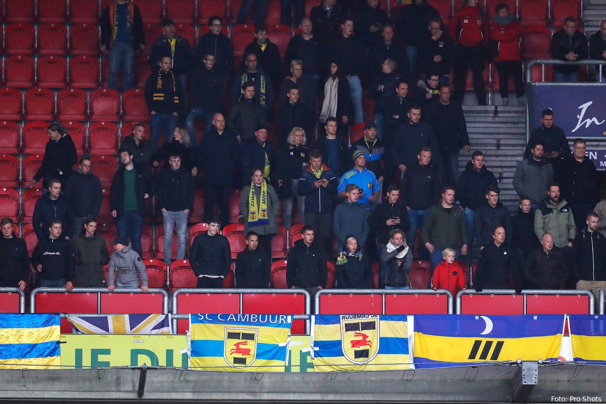 Cambuur-supporters hebben weinig trek in uitwedstrijd tegen FC Twente