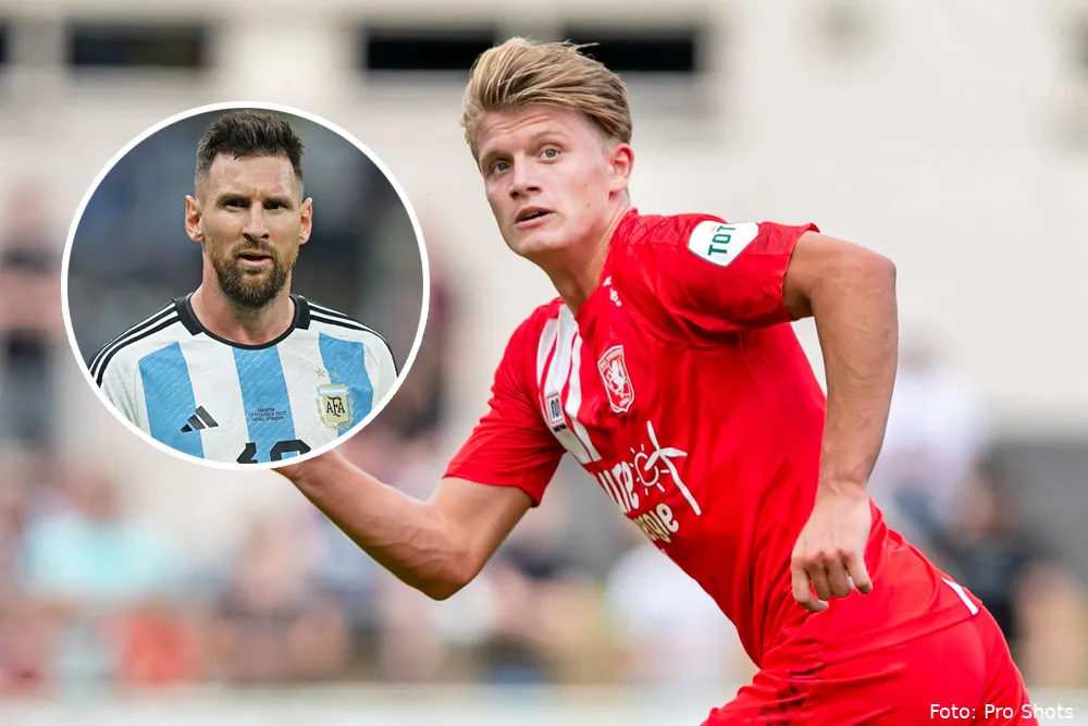 Sem Steijn laat voetballen met Messi schieten voor unieke prestatie met vader Maurice