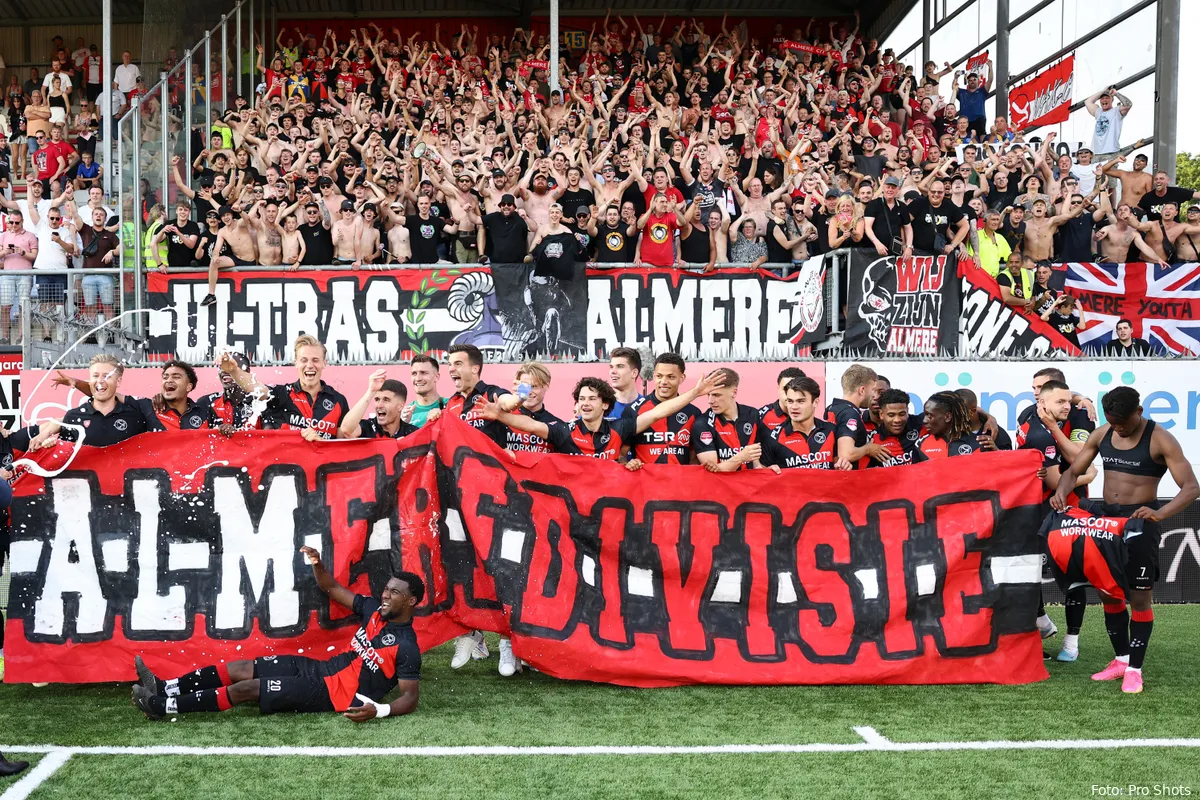 Unicum: Almere City FC voor het eerst eredivisionist