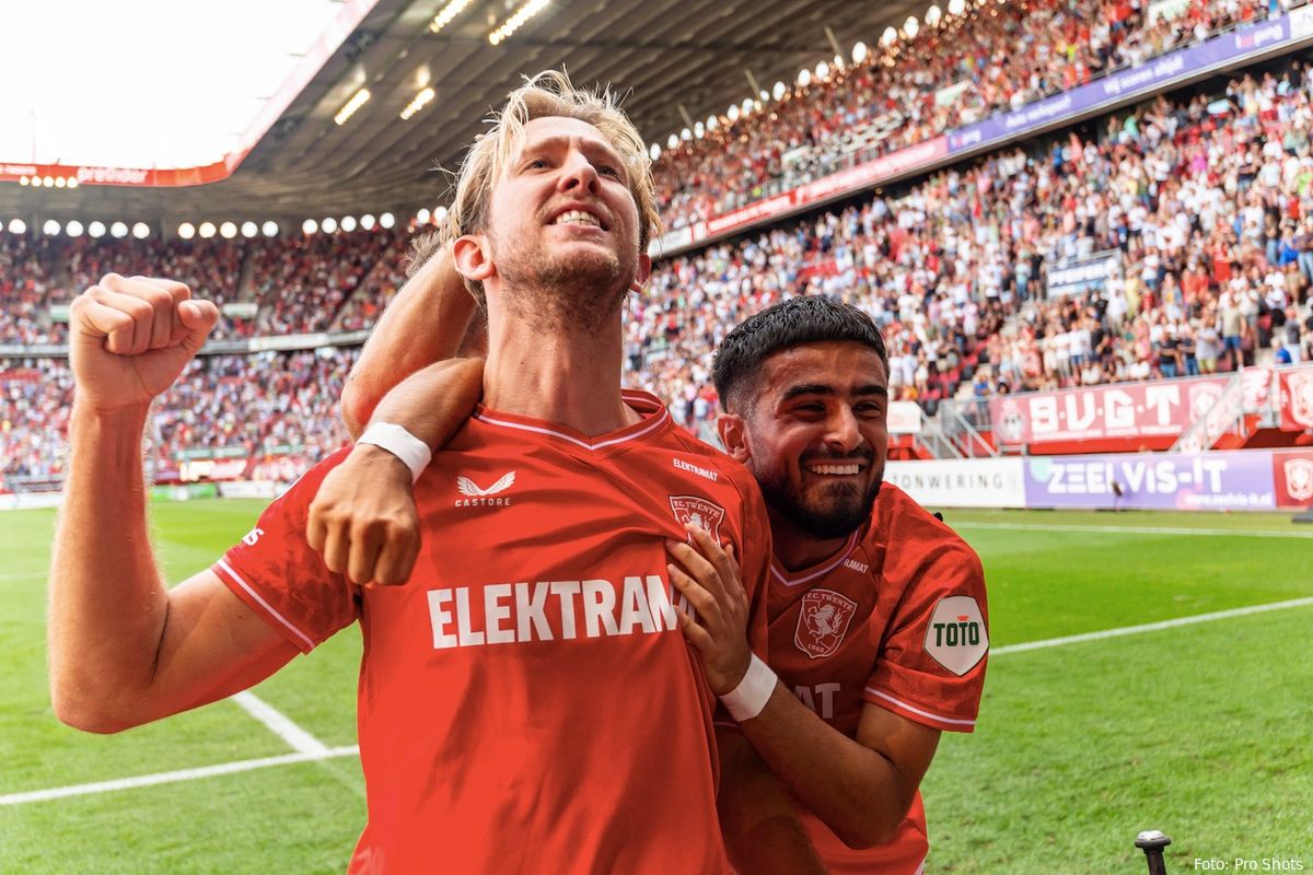 FC Twente op een knappe tweede plek na de tweede speelronde in de eredivisie