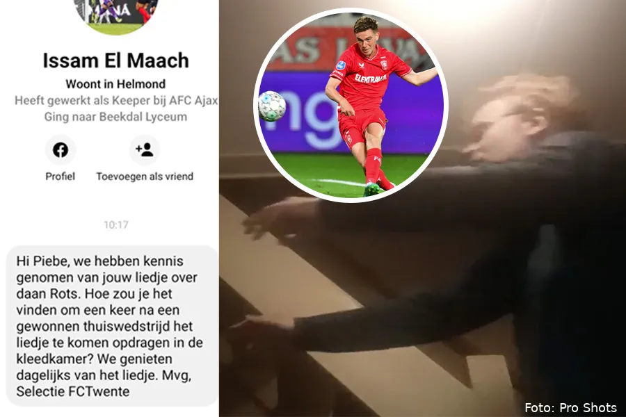 Gaaf: Selectie FC Twente nodigt bedenker geniaal Daan Rots-liedje uit bij wedstrijd