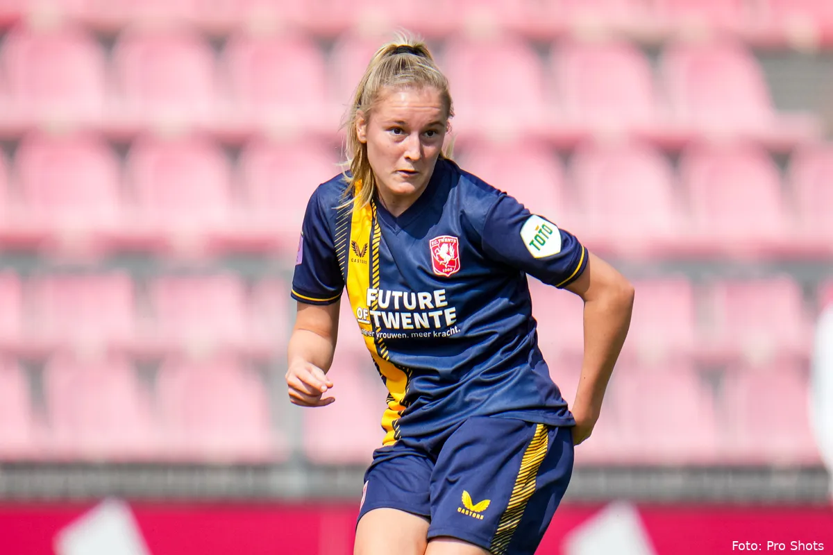 wieke kaptein fc twente vrouwen castore uitshirt 2023