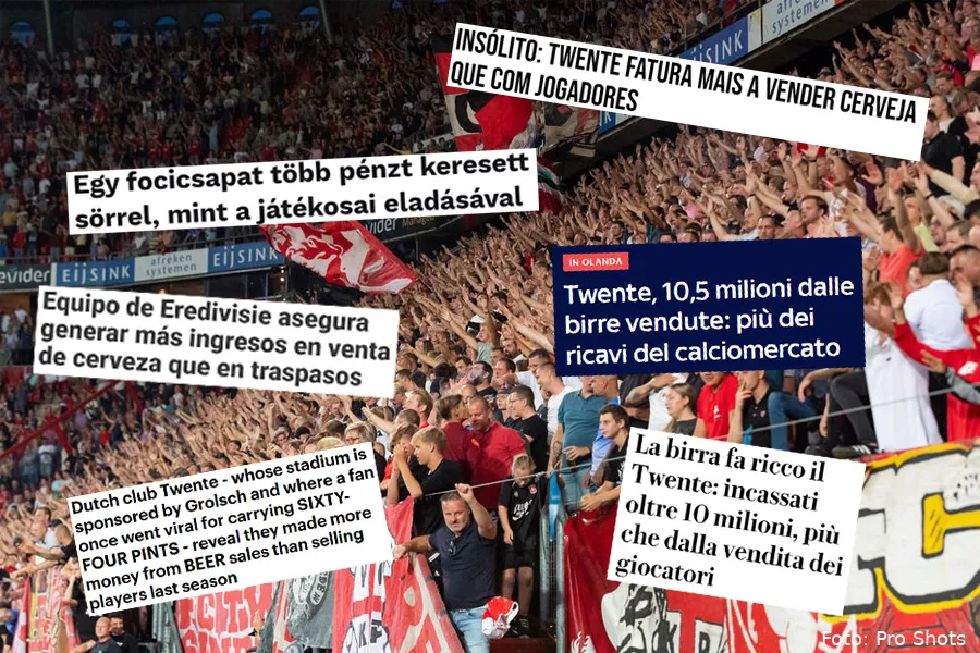 titels fc twente gaat viraal door bierstatistiek