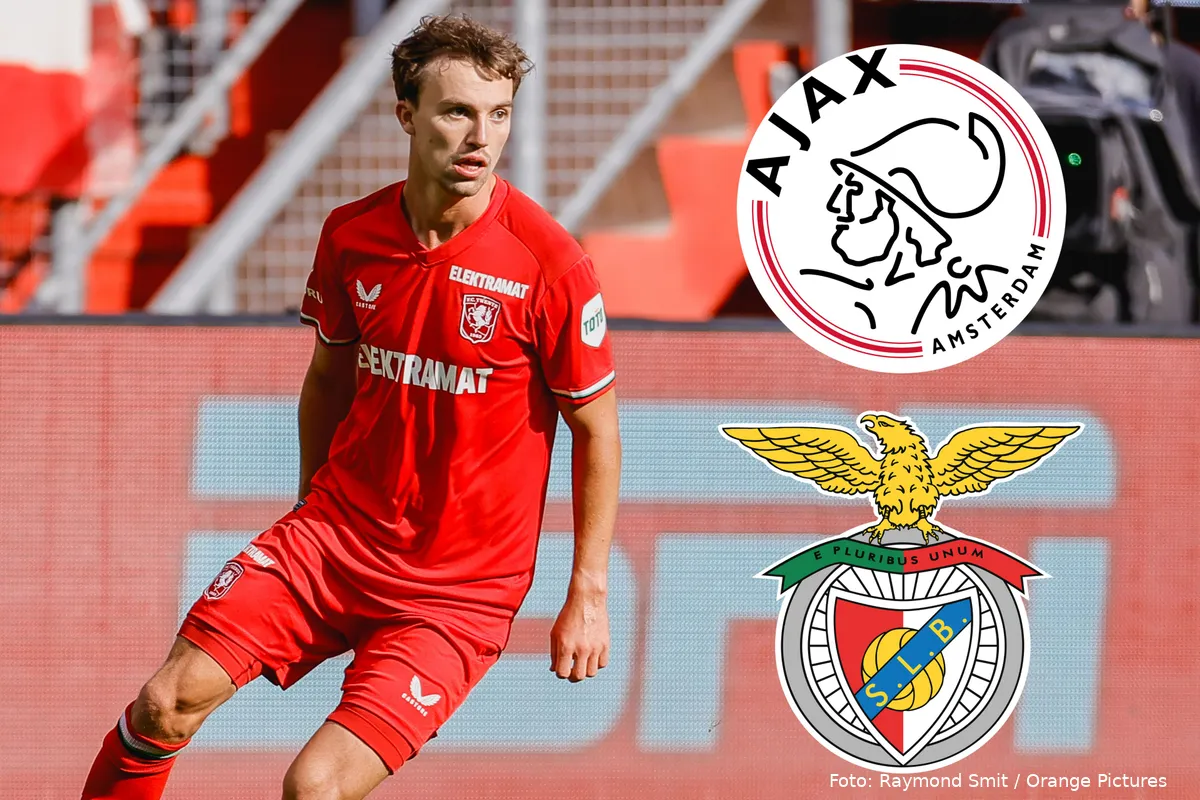 youri regeer aan de bal fc twente nac breda 2024 2025 ajax benfica logo
