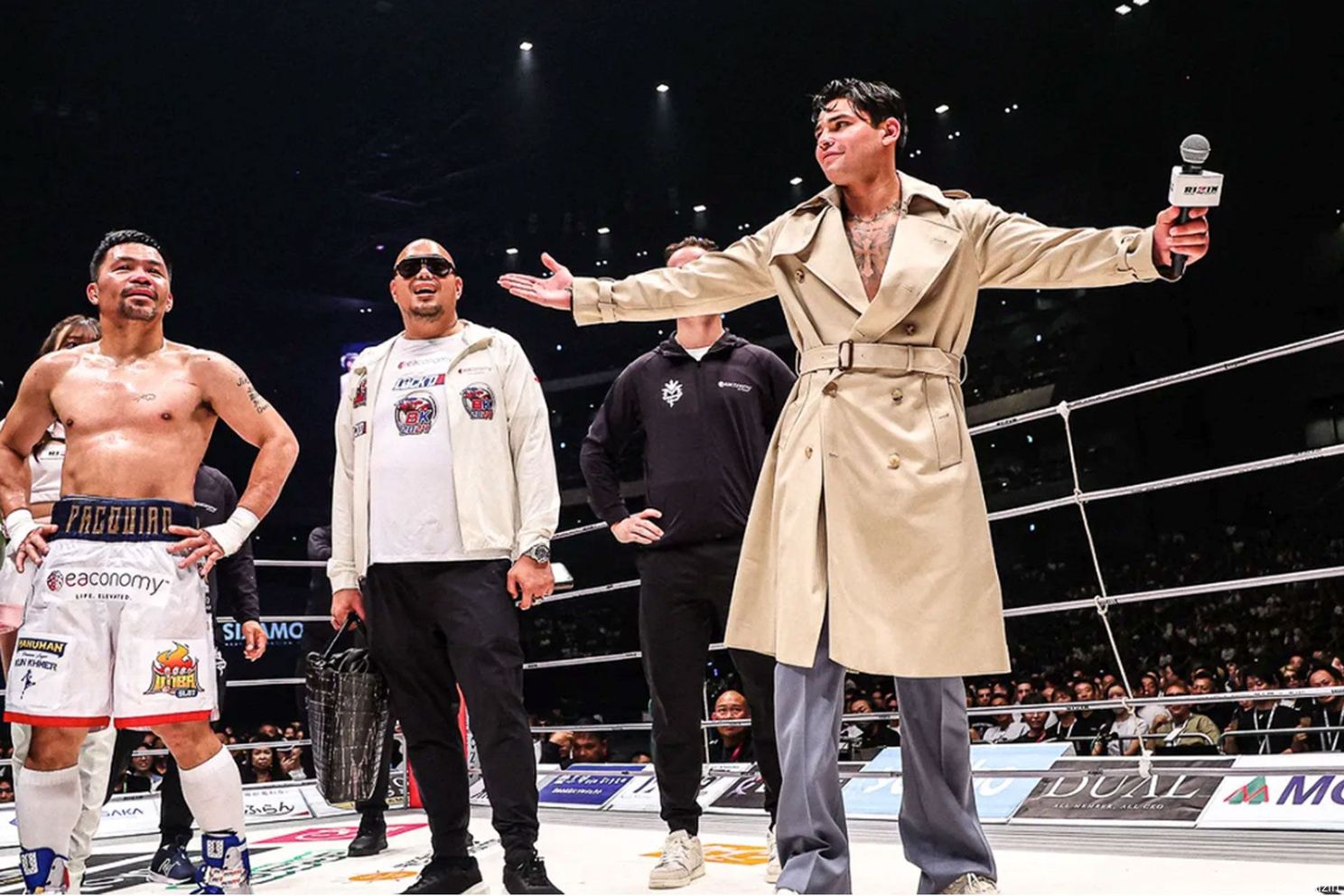 Schandaalbokser Ryan Garcia krijgt shockgevecht op Times Square