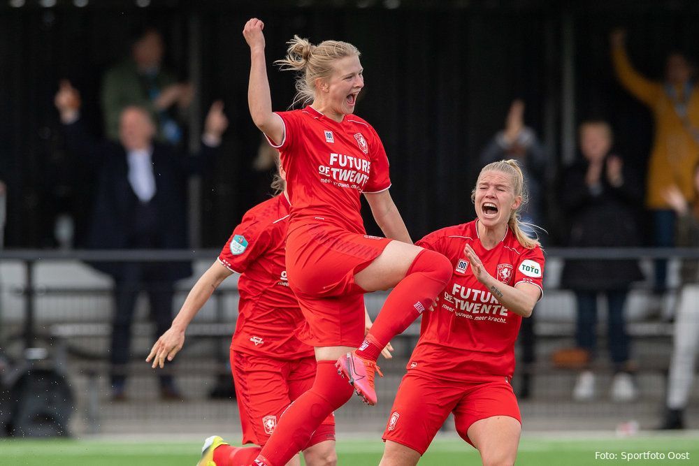 Samenvatting kampioenswedstrijd FC Twente - ADO Den Haag (v) 1-0 seizoen 2020-2021
