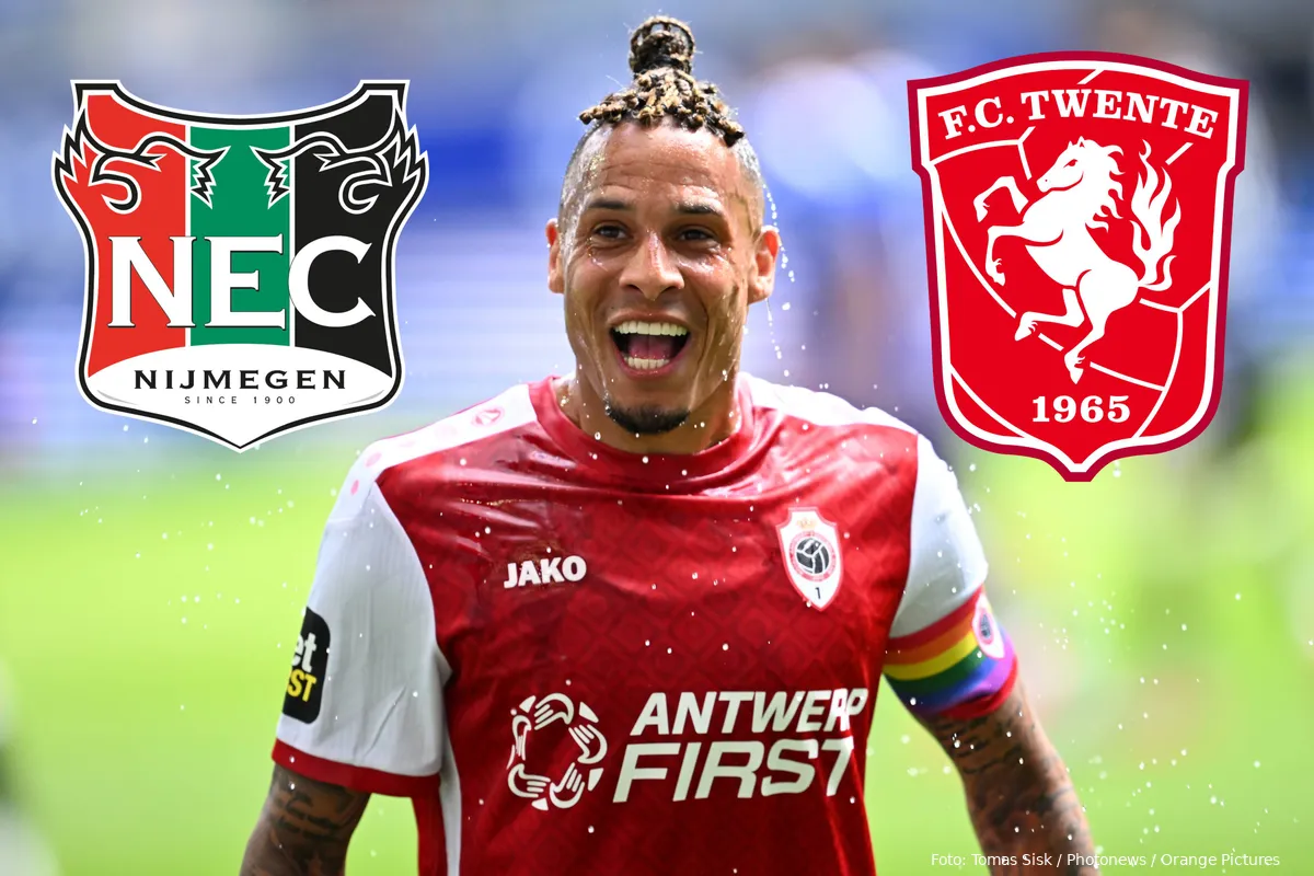 tjaronn chery royal antwerp blij 2024 2025 nec nijmegen fc twente logos