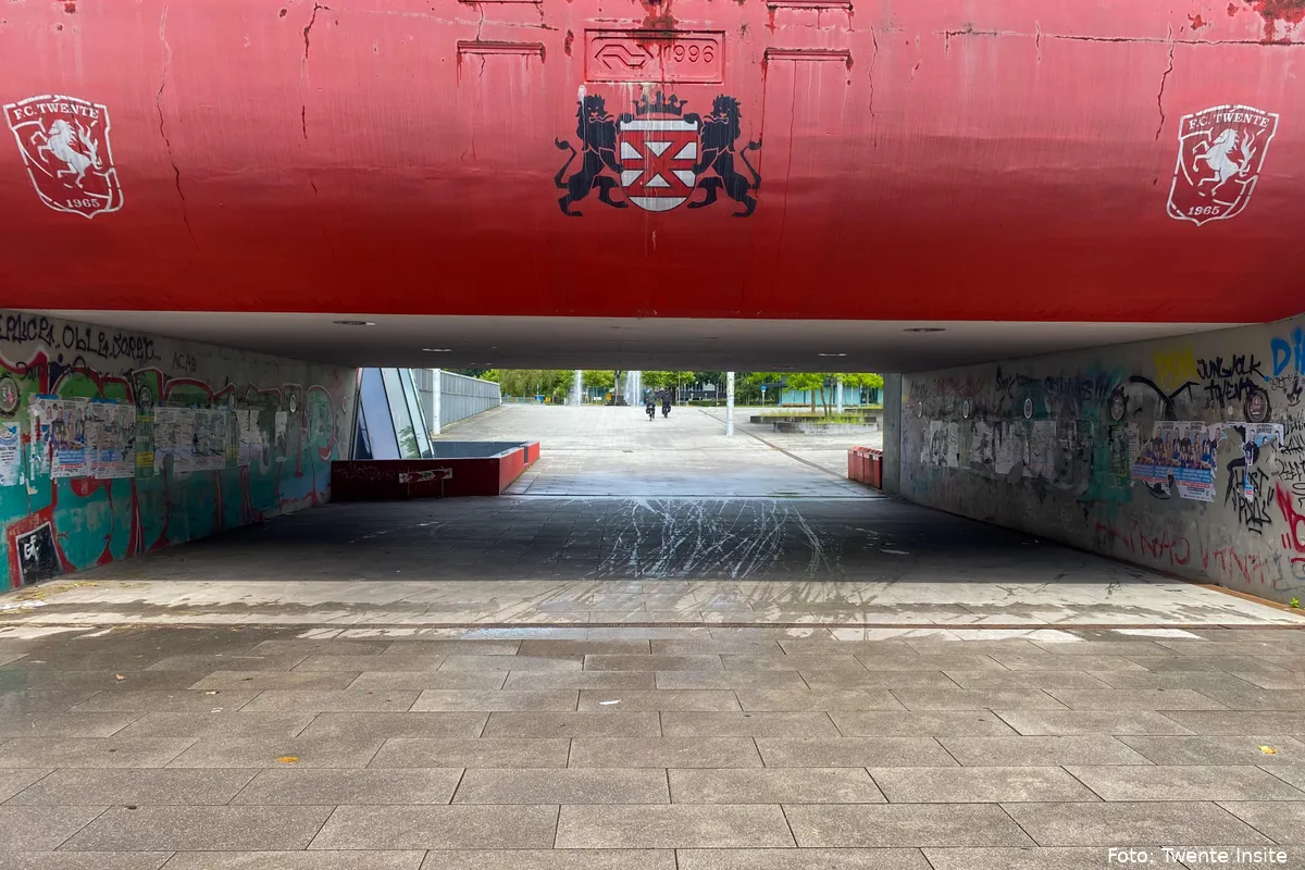 tunnel voor de grolsch veste onder spoor 2024