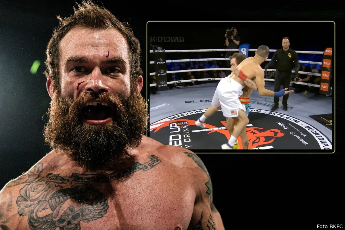 'Hou op met janken!' BKFC-bokser onder vuur na onverwachte opgave