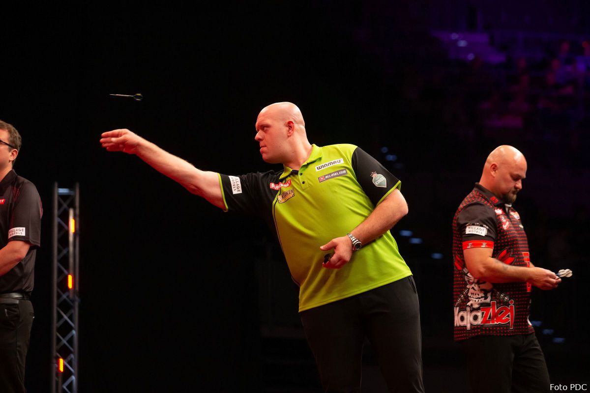 Michael van Gerwen met Overmacht naar Kwartfinales Poland Darts Masters