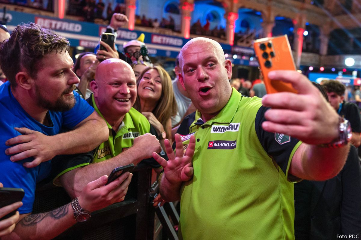 Van Gerwen herstelt goed na kaakoperatie, klaar voor terugkeer in Marshall Arena