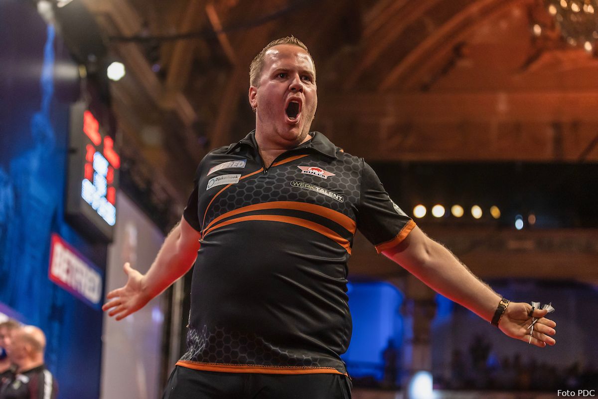 Toernooicenter PDC World Matchplay met speelschema, uitslagen