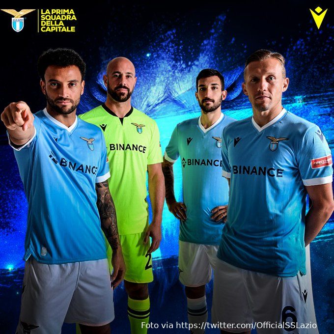 Cryptobeurs Binance is de nieuwe hoofdsponsor van Lazio Roma