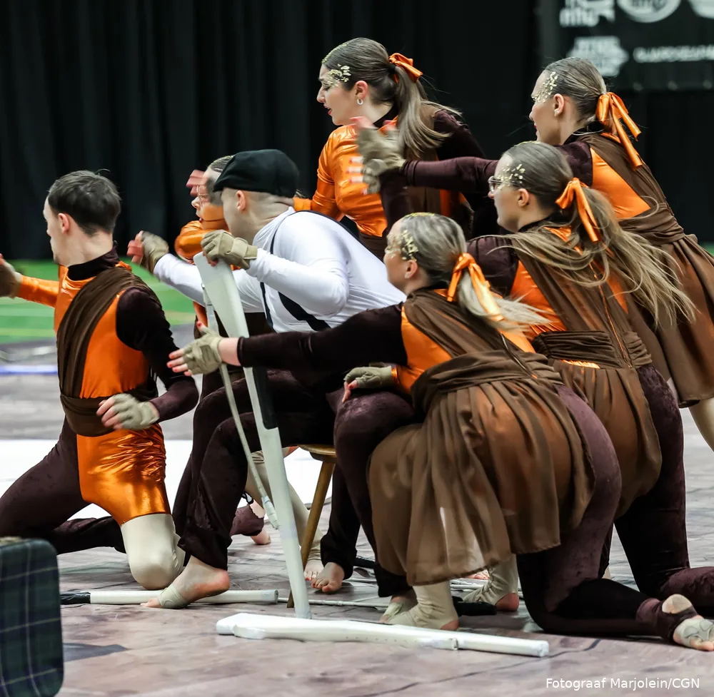 Sfeerbeelden van de wedstrijd van CGN in Sportcentrum Arcus