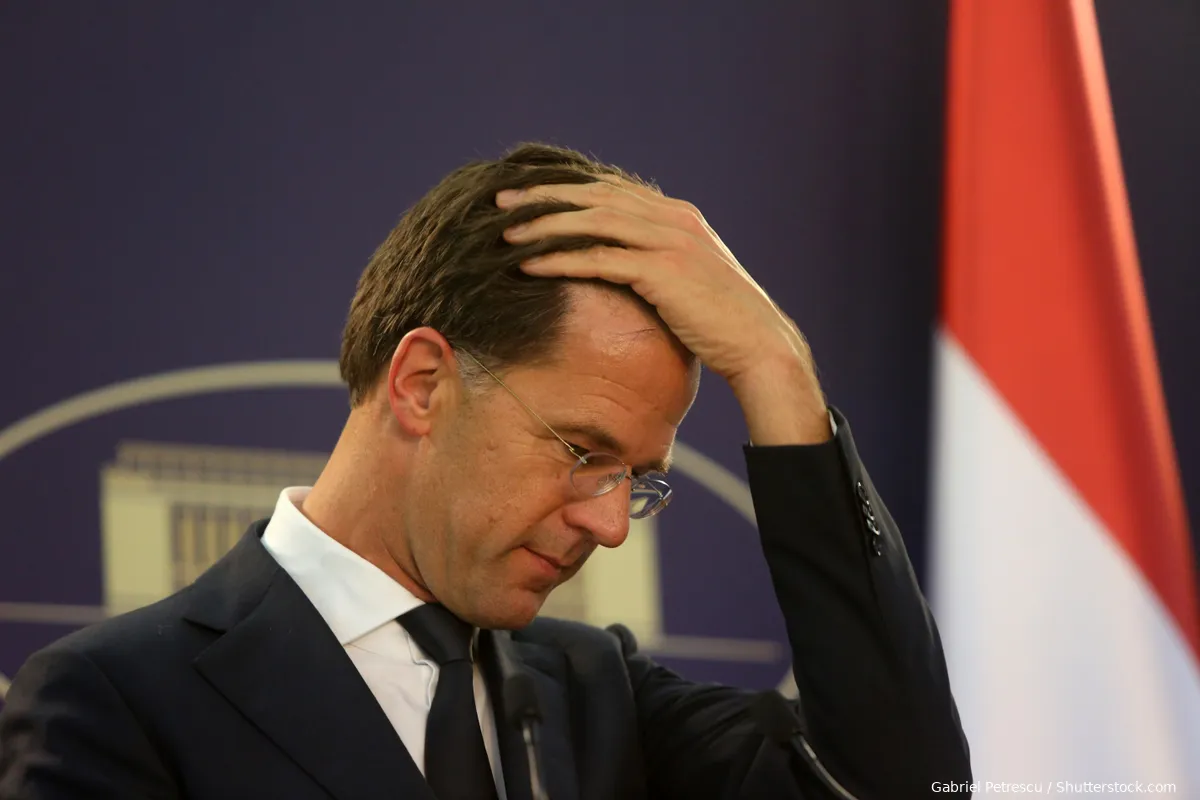 There is NO goodbye to Rutte. He will continue for another 9 months a a year